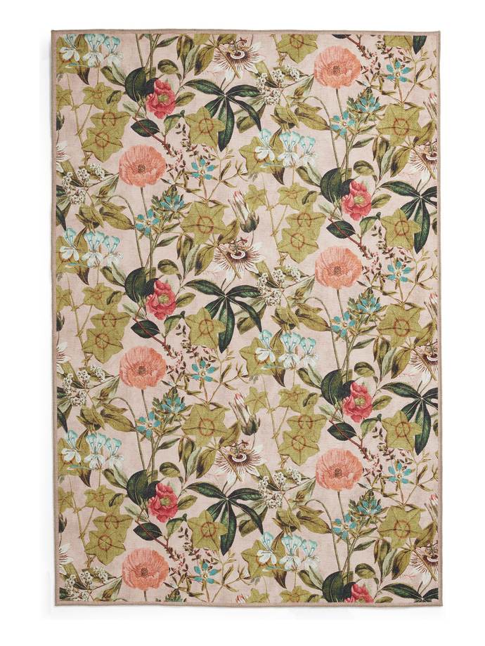 Clarke & Clarke Passiflora Blush Washable rug