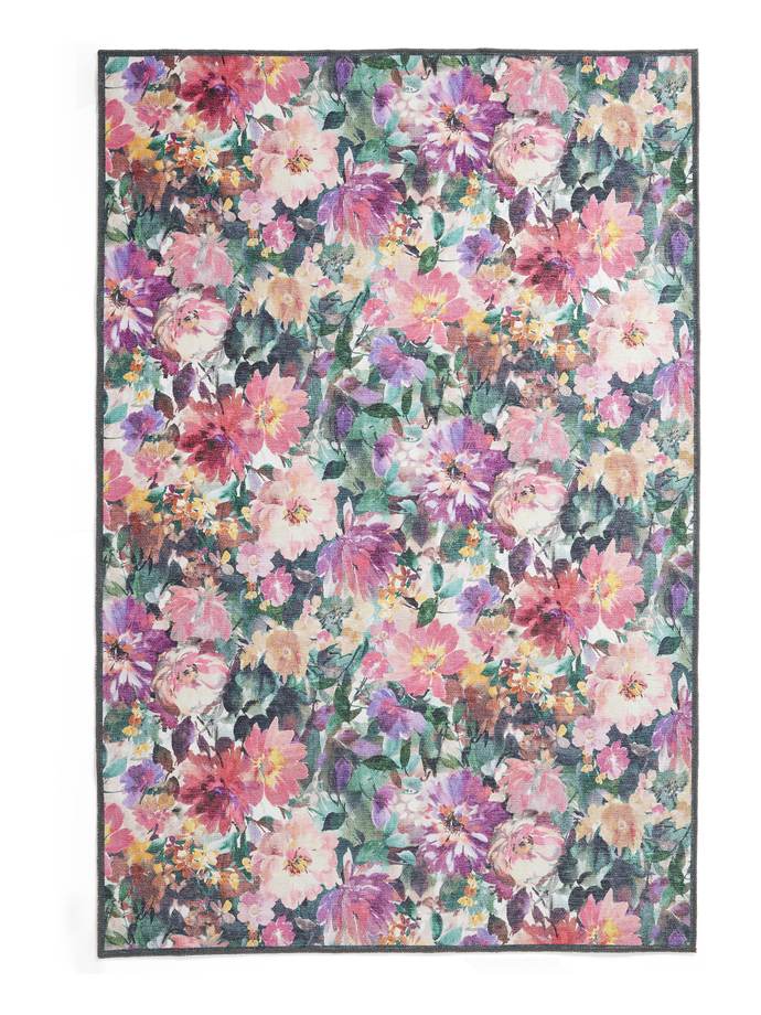 Clarke & Clarke Tahiti Fuchsia Washable rug