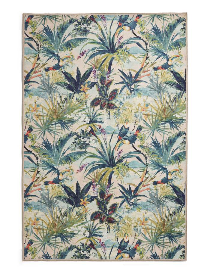 Clarke & Clarke Toucan Blush Washable rug