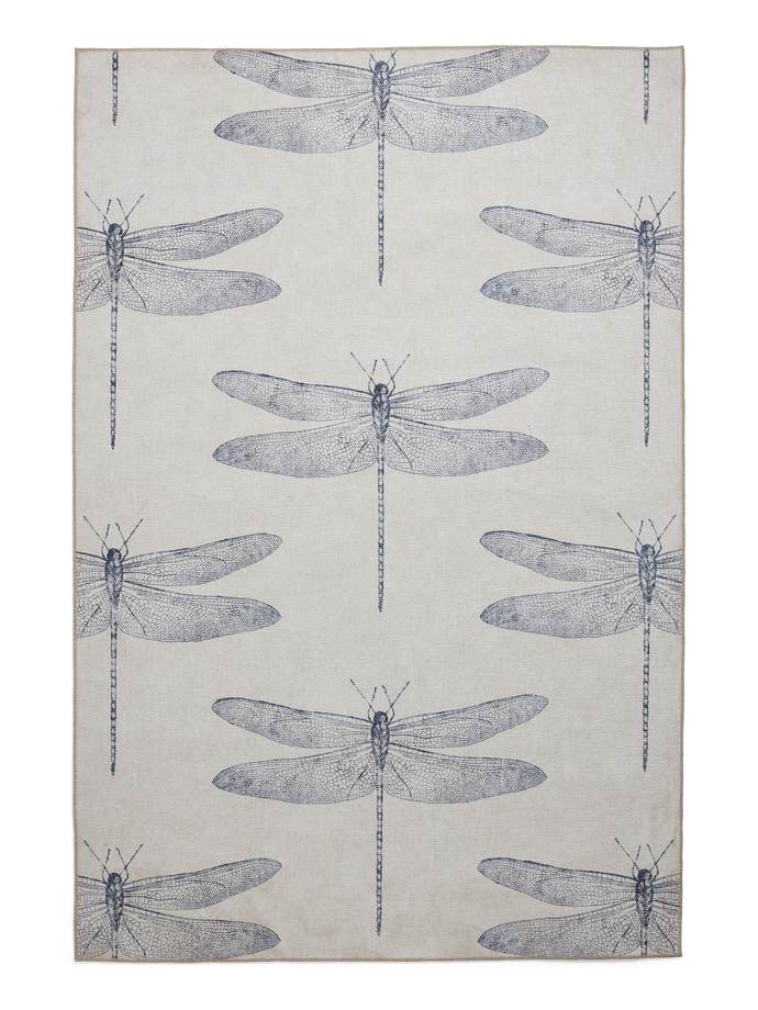 Harlequin Demoiselle Indigo Washable rug